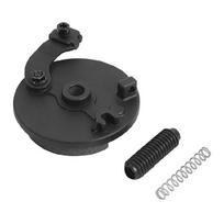 Electric Scooter Drum Brake Cover Integrated Brake Pad Drum Brake Front Wheel Drum Brake and Rockers Arm Easy to Use 1 black