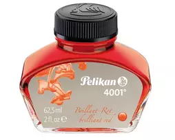 Pelikan 4001 Brilliant Red rašalo buteliukas 62,5 ml 329169
