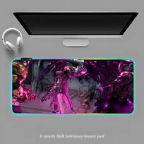 Borderlands 4 Mouse Pad RGB Gaming Mouse Pad Desk Mat HD Gamer Large LED Light XXL MousePads RGB600x300x3mm black