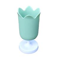 Tulip Pen Holder Cute Desktop Organizer for Girls Students Multi-Function Pencil Cup Desk Decor for Home School Office A žalia