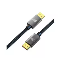 TB DisplayPort 2.1 kabelis, 2 m, 16K, juodas