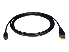 Tripp Lite USB 2.0 A į Mini-B kabelis (A į 5 kontaktų Mini-B, M/M), 1,83 m (U030-006)