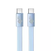 TB USB 2.0 kabelis USB-C – USB-C, 1 m, 60 W, mėlynas