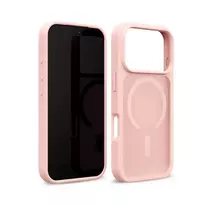 Crong Matte Magnetic MagSafe dėklas iPhone 18 Pro / 17 Pro, rožinis