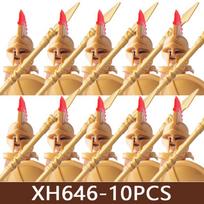 Viduramžių Karinės Romos Kareivio Figūrėlės Statybiniai Blokeliai Pilis Riteris Kryžiuočiai Vadas Vikingas Egipto Kariūnas Plytos Žaislai Dovanos beige