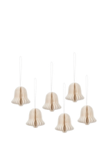 Broste Copenhagen - Chime Bell Ornaments - Kalėdiniai žaisliukai ir eglutės aksesuarai - Kreminė spalva