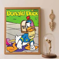 Disney Diamond Painting Kit  Donald Duck 5D DIY Home Decor and Craft Hobbyist Gift, Beautifully Designed Round 20x30cm green