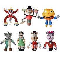 25CM FNAFS Secret of the Mimic Plush Toy Game Joker Plush Doll Soft Toy Merch Stuffed Animal Pillow Room Decor Birthday Gifts gray