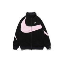 Nike Women's Big Swoosh Reversible Boa Jacket Asia Sizing BQ6546-016 S white