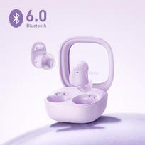 Baseus Bass WM02s Wireless Eabuds Bluetooth 6.0 TWS Eaephones Mini and compact Comfortable wear, 36 hours Long Battery Life IPX5 violetinė
