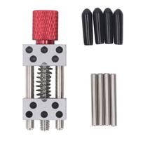 Mini Vise Maximum 3cm Clamping Diameter Adjustable Parallel Table Vise Small Flat Clamp for Model Making Crafting