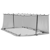 vidaXL Uodų tinklelį pavėsinei 220 mesh Juoda 6 x 3 x 2 m Poliesteris