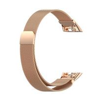 Milanietiškos kilpos dirželis, skirtas Huawei Band 7 6/6 Pro huawei band6 išmaniajai laikrodžiui correa Metalinis nerūdijančio plieno apyrankė Honor Band 6 Dirželis For Honor Band 6 rožinio aukso spalvos