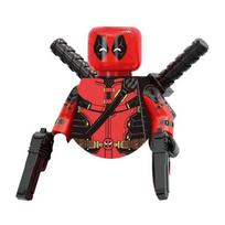 Aklos dėžutės Mini statybiniai kaladėlės TV6205 Figūrėlės Didelis Goblinas Žmogus-voras Geležinis žmogus Venomas Kapitonas Hawk Deadpool Šarvai Kalėdinė Dovana Žaislas red