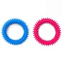 2 vnt. Lankstūs dygliuoti sensoriniai apyrankės Fidget žaislai nerimui, ADHD, autizmui mažinti, stresui, akupresūros žiedai, vaikams, naujoviškos dovanos blue