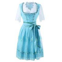 Miuncheno Oktoberfest alaus merginos suknelė - Trumpomis rankovėmis sceninis kostiumas 5XL white