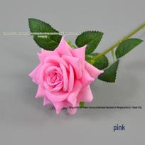 Medium Velvet Horn Artificial Rose Stem for Wedding and Home Decor