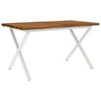 vidaXL Gyvas kraštas valgomojo stalas 140 x 70 x 75 cm