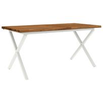 vidaXL Gyvas kraštas valgomojo stalas 160 x 80 x 75 cm