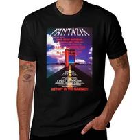 Fantazia Castle Donnington Flyer TShirt Gym Wear Breathable Short Sleeve Tee 4XL brown