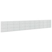 vidaXL Gabionas su 5 mm viela ir 5x10 cm tinkleliu 1000x10x150 cm