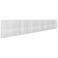 vidaXL Gabionas su 5 mm viela ir 5x5 cm tinkleliu 1000x20x200 cm