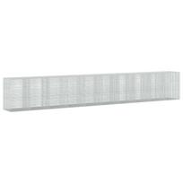 vidaXL Gabionas su 5 mm viela ir 5x5 cm tinkleliu 1000x100x150 cm