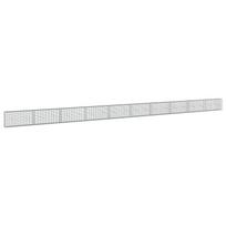 vidaXL Gabionas su 3,5 mm viela ir 5x10 cm tinkleliu 1000x20x50 cm