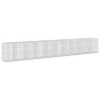 vidaXL Gabionas su 3,5 mm viela ir 5x10 cm tinkleliu 1000x100x150 cm