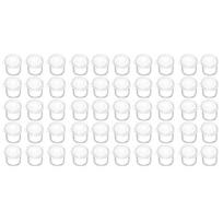 25/50 vnt. 10 ml skaidrus plastikinis dažų indelis su sandariu dangteliu dailininkams ir mėgėjams Akriliniams, akvareliniams, aliejiniams dažams, blizgučiams, karoliukams laikyti