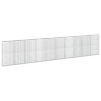 vidaXL Gabionas su 3,5 mm viela ir 5x10 cm tinkleliu 1000x30x200 cm