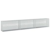 vidaXL Gabionas su 3,5 mm viela ir 5x2,5 cm tinkleliu 300x30x50 cm