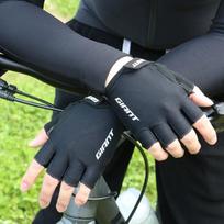 Giant Giant Gloves Mountain Bike Riding Sports Short Finger Gloves Sweat-Absorbent Shock-Absorbing Half Finger Bicycle for Men 2XL juoda