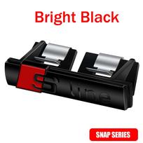 Sline logotipas S Line emblema Automobilio priekinių grotelių ženklelis Auto stiliaus dekoravimo priedai AUDI A3 A4 A5 RS Q2 Q5 Q7 Q3 A6 A7 A8 RS6