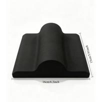 1pc Long Curved Arch Foam Training Board, Foot And Ankle Strength Training Board, Plantar Muscle Stretching Pad black