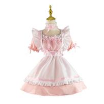 Cosplay Red Wine Sweetheart Tarnaitės suknelė Miela tarnaitės suknelė M rožinė