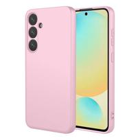 Lankstus skysto silikono TPU dėklas, skirtas Samsung Galaxy A16 5G A06 A15 A25 A35 A55 A05S A14 A24 A34 A54 Apsauginis dėklas Coque Capa For Galaxy A54 5G rožinė