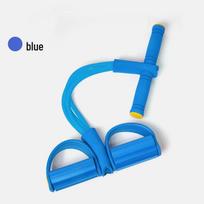 Non-Slip Yoga Mat & Resistance Band Set for Cross-Border Fitness blue