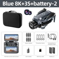 NEW V988 Drone 5.6-inch Large Screen Remote Control 4K 8K Professional HD Camera 5G WIFI Brushless RC Quadcopter Dron 1 battery