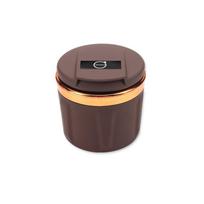 AALI1 Volvo Car Cigarette Ashtray Holder LED Light Interior Accessories For C60 XC40 V70 XC90 V40 SC60 190h XC S60 V60 C30 V50 V90 S80 gray