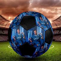 Neymar Jr Salės Futbolo Kamuolys Spalvingas Mašininiu Siūlu Siūtas PVC Dydis 5 Komandinėms Treniruotėms ir Varžyboms Paruoštas Patvarus Aukšto Atšokimo Šauni Sporto Dovana