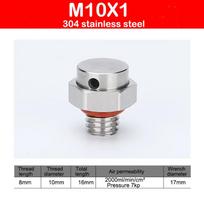Screw In Air Vent Valve 304 Stainless Steel Pressure Relief Valve New Automatic Venting M8X1