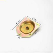 Leg Fixing Sofas Connecting Table Feet Set Mounting Plates Galvanized Iron Legs Fixing Plate 5