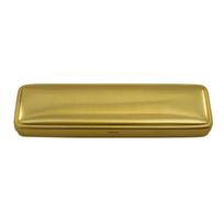 DESIGNPHIL Midori Brass Pen Case Solid 41779006 Gold 50x170x18mm beige