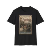 La Boheme Opera Poster T-Shirt | Metropolitan Opera fan fiction Design XXXL black