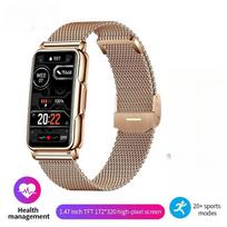 For Android IOS Smart Bracelet Women Smartwatch Men Heart Rate Blood Oxygen Waterproof Sport Fitness Smart Band Smart Band Watch for Ladies Gift 2026 Mesh belt 2