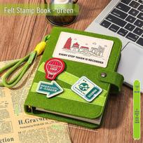 China Travel Stamp & Check-in Diary with Map white