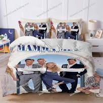 Klasikinio filmo Mamma Mia patalynės užvalkalų komplektas Namų stiliaus patalynė Minkštos skalbiamos medvilninės lovos Keturių sezonų Studentų bendrabučio Namų tekstilė741 AU Single 140*210cm/55x83in 3pcs