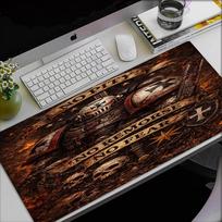 Warhammer 40k tematikos pelės kilimėlis, neslystantis guminis pagrindas, daugiafunkcinis biuro ir namų dekoras, puikiai tinka darbo vietos personalizavimui. 30cmx60cm brown
