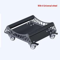 360 Degree Rotating Wheel Display Stand Adjustable Size Car Wheel Rotating Display Stand Wheel Rim Display Stand B with wheel